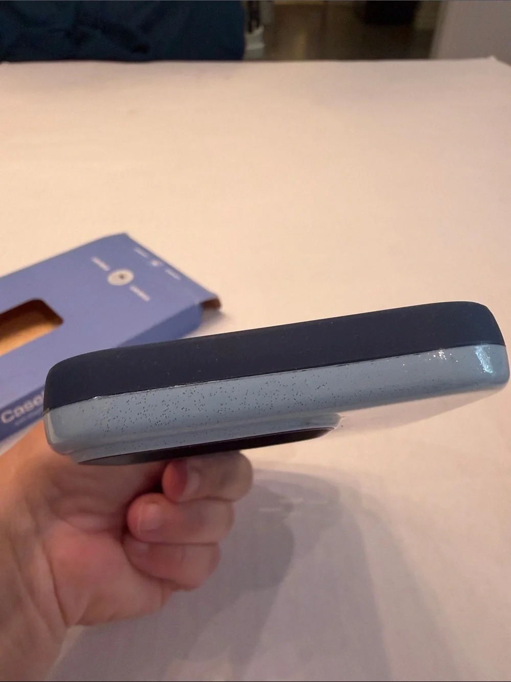 CaselyBold Ultra-Protective Blue Phone Case with MagSafe Compatibility